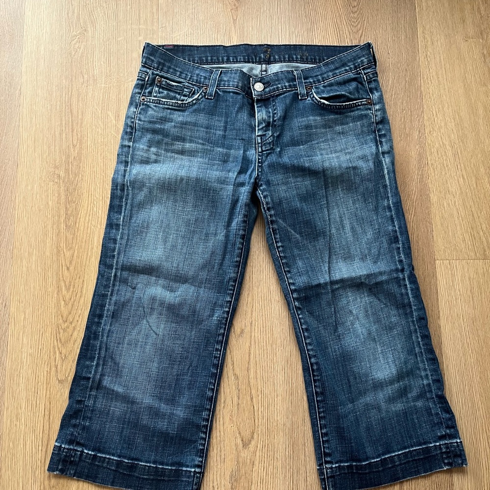7 for All Mankind cropped dojo jean